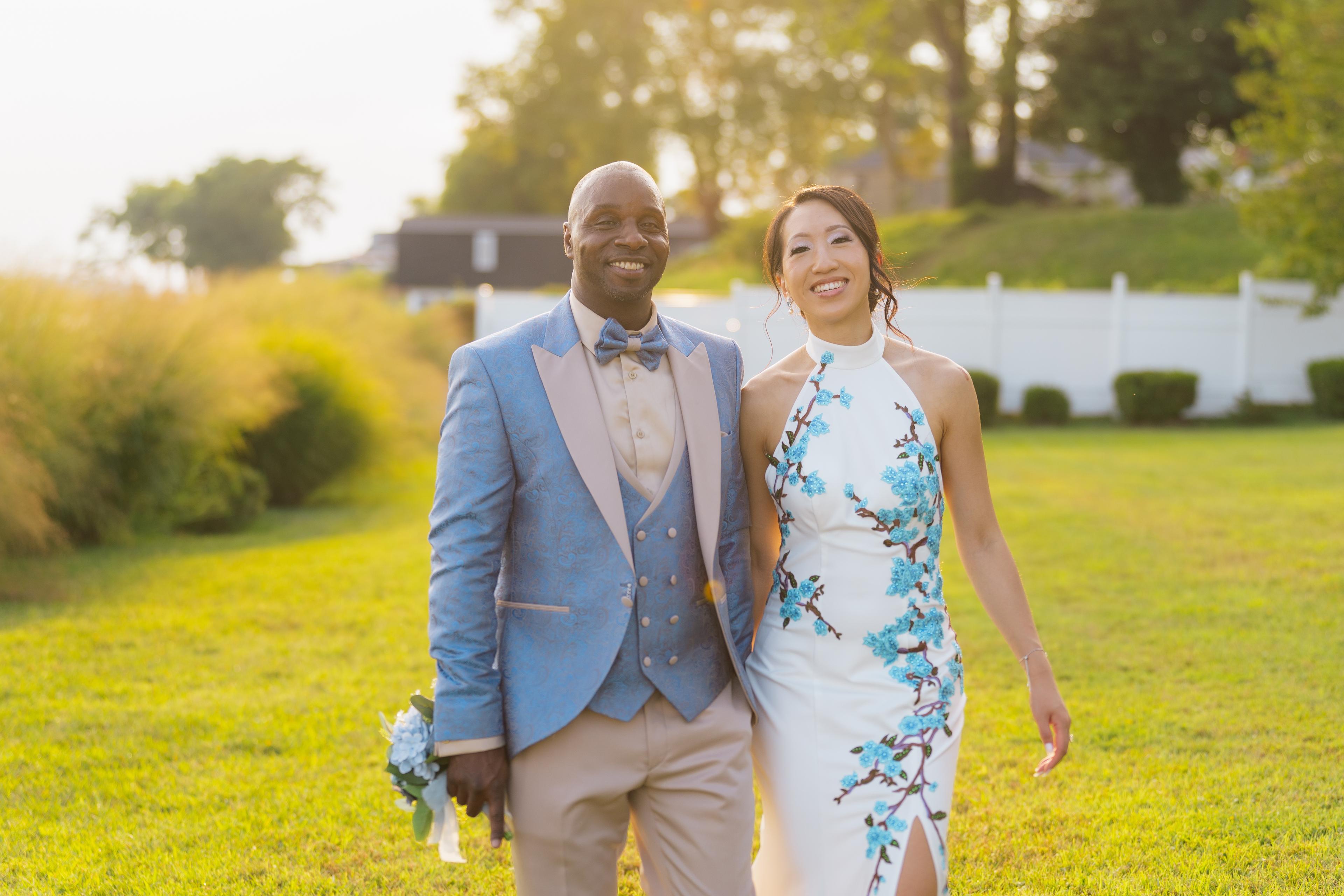 A Modern Asian Fusion Wedding at The Bayfront Club in Edgemere, MD.