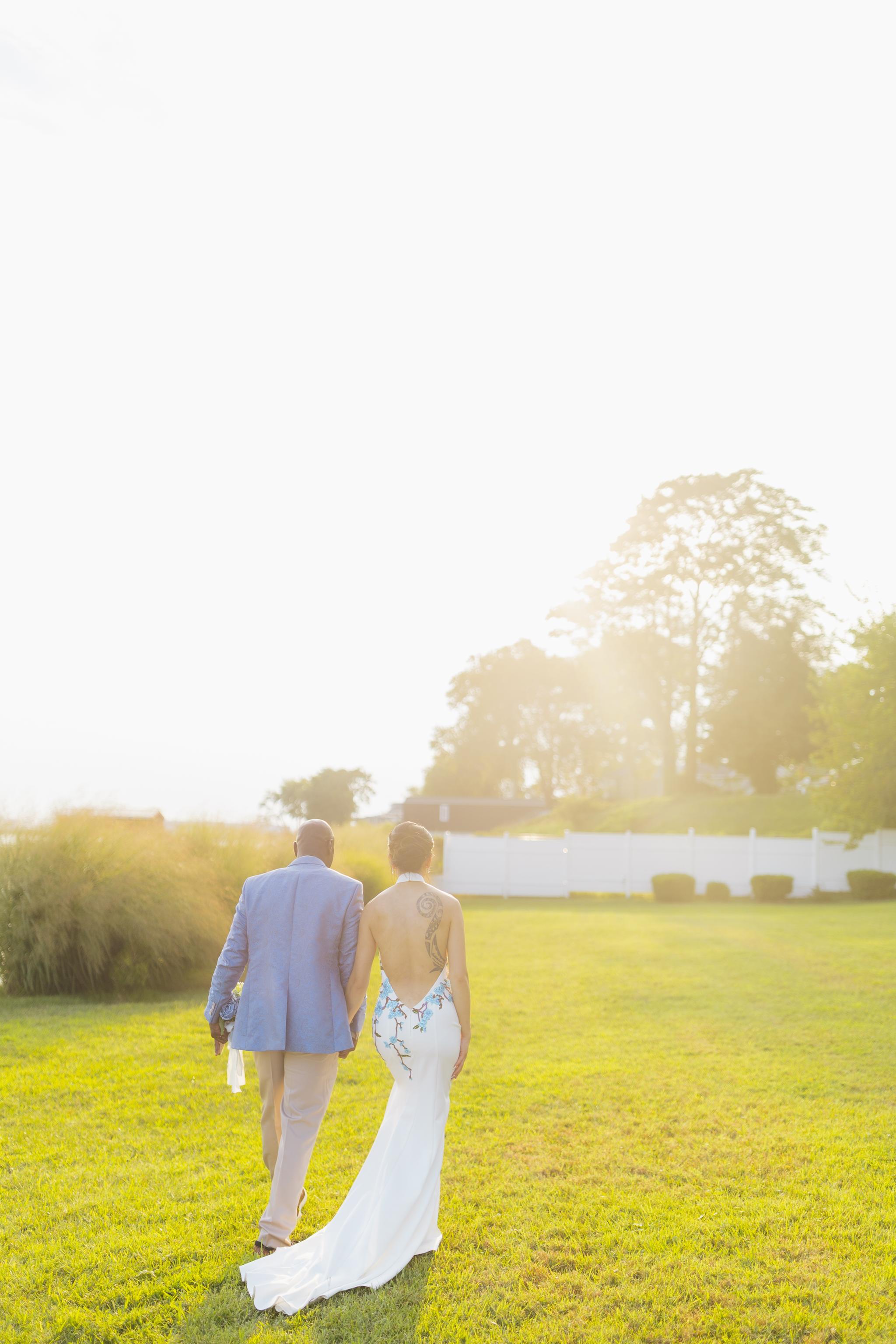 A Modern Asian Fusion Wedding at The Bayfront Club in Edgemere, MD.