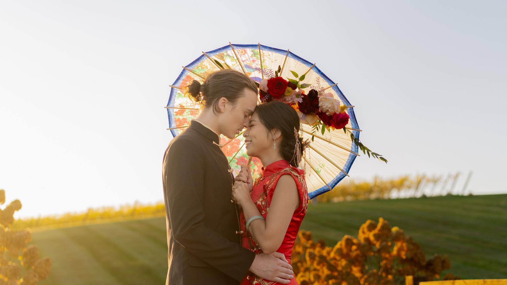East Asian Styled Shoot at Stone Tower Winery in Leesburg, VA
